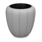 Ozdobna doniczka GAJA 40x43cm szara - LAMELA
