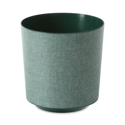 Ozdobna donica GAMA 25cm textil awokado - LAMELA