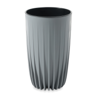 Wysoka donica ogrodowa MIRA ECO wood 30cm szara - LAMELA