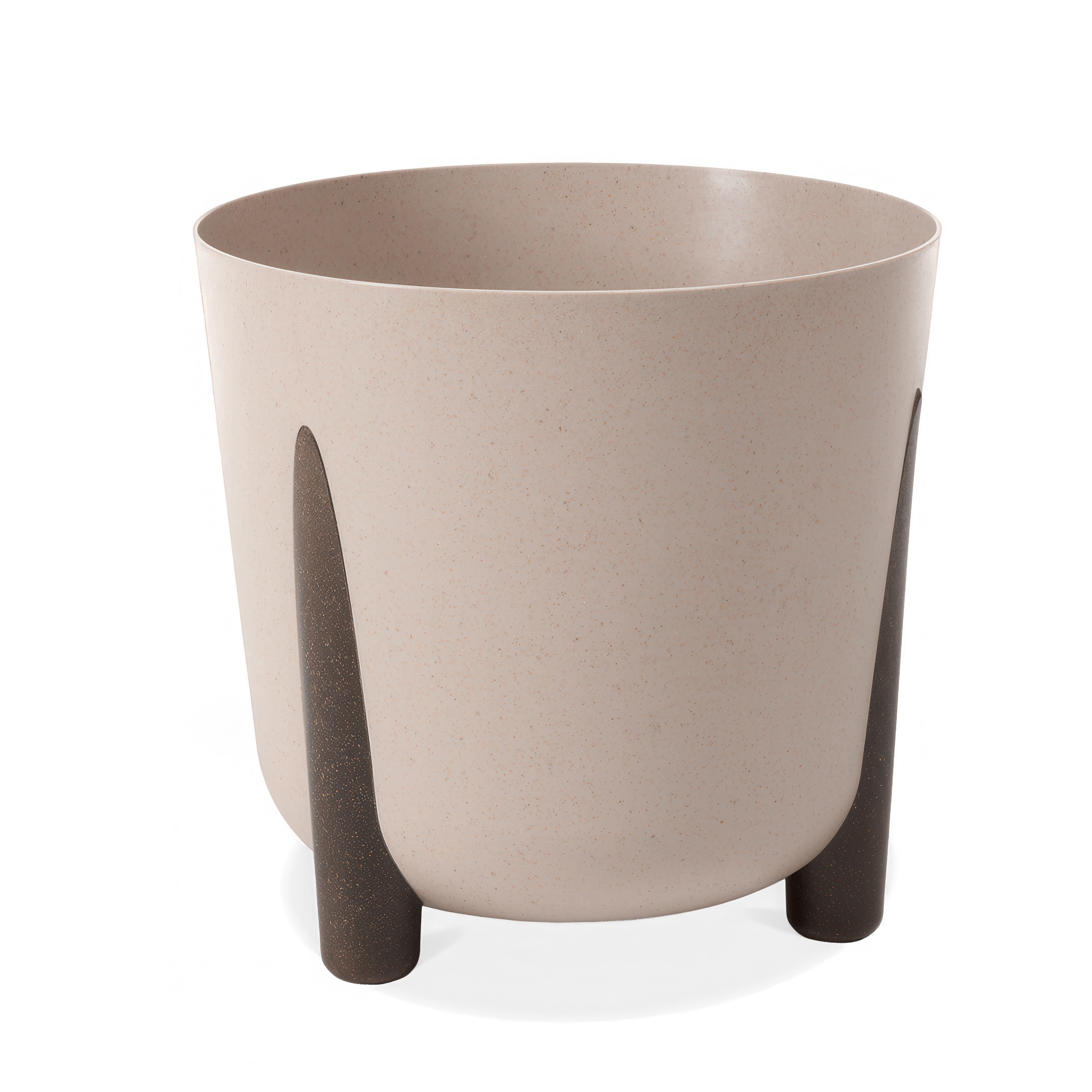 Donica FRIDA Eco Wood 26cm coffee latte - LAMELA