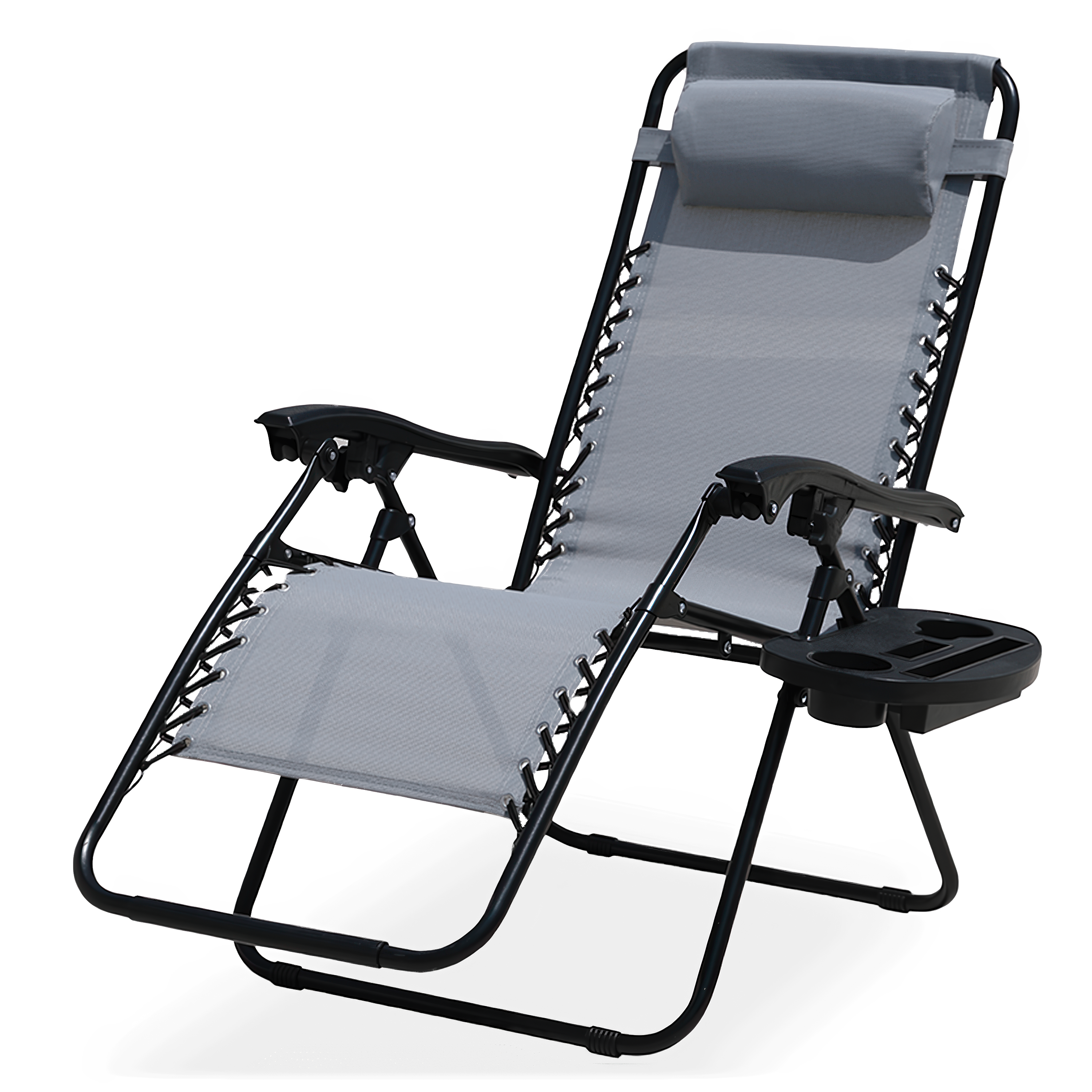 Leżak ogrodowy składany LAGUNA Light grey - Focus Garden