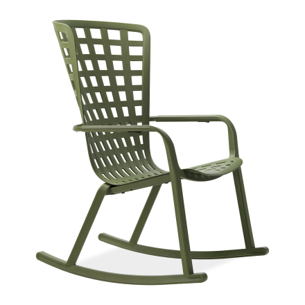 Fotel bujany Nardi FOLIO ROCKING Agave