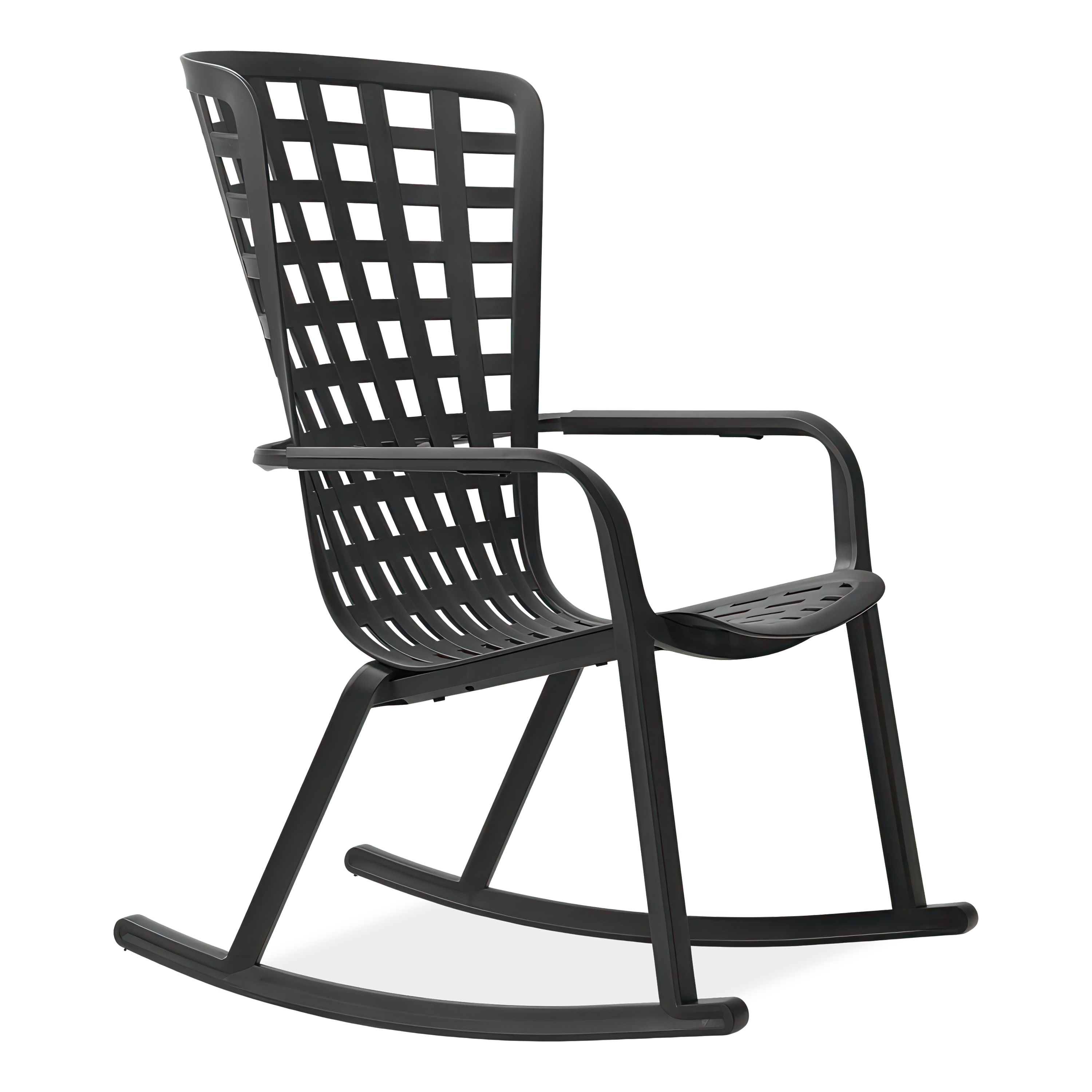 Fotel bujany Nardi FOLIO ROCKING Antracite