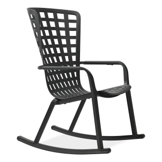 Fotel bujany Nardi FOLIO ROCKING Antracite