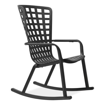 Fotel bujany Nardi FOLIO ROCKING Antracite