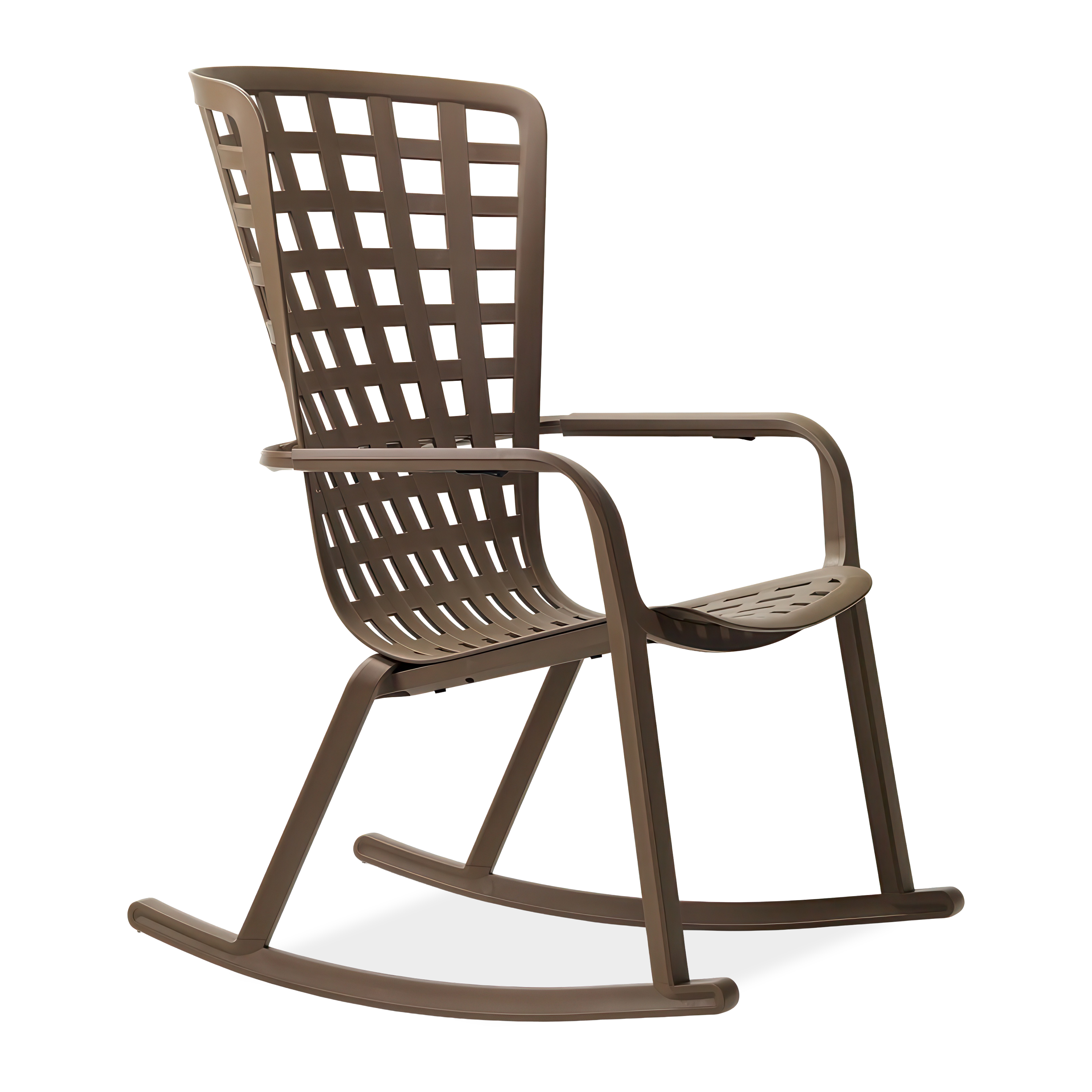 Fotel bujany Nardi FOLIO ROCKING Tabacco