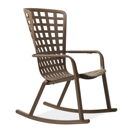 Fotel bujany Nardi FOLIO ROCKING Tabacco