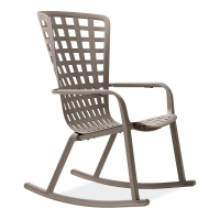 Fotel bujany Nardi FOLIO ROCKING Tortora