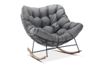 Fotel bujany RONDA Dark Grey - zdjęcie bez tła