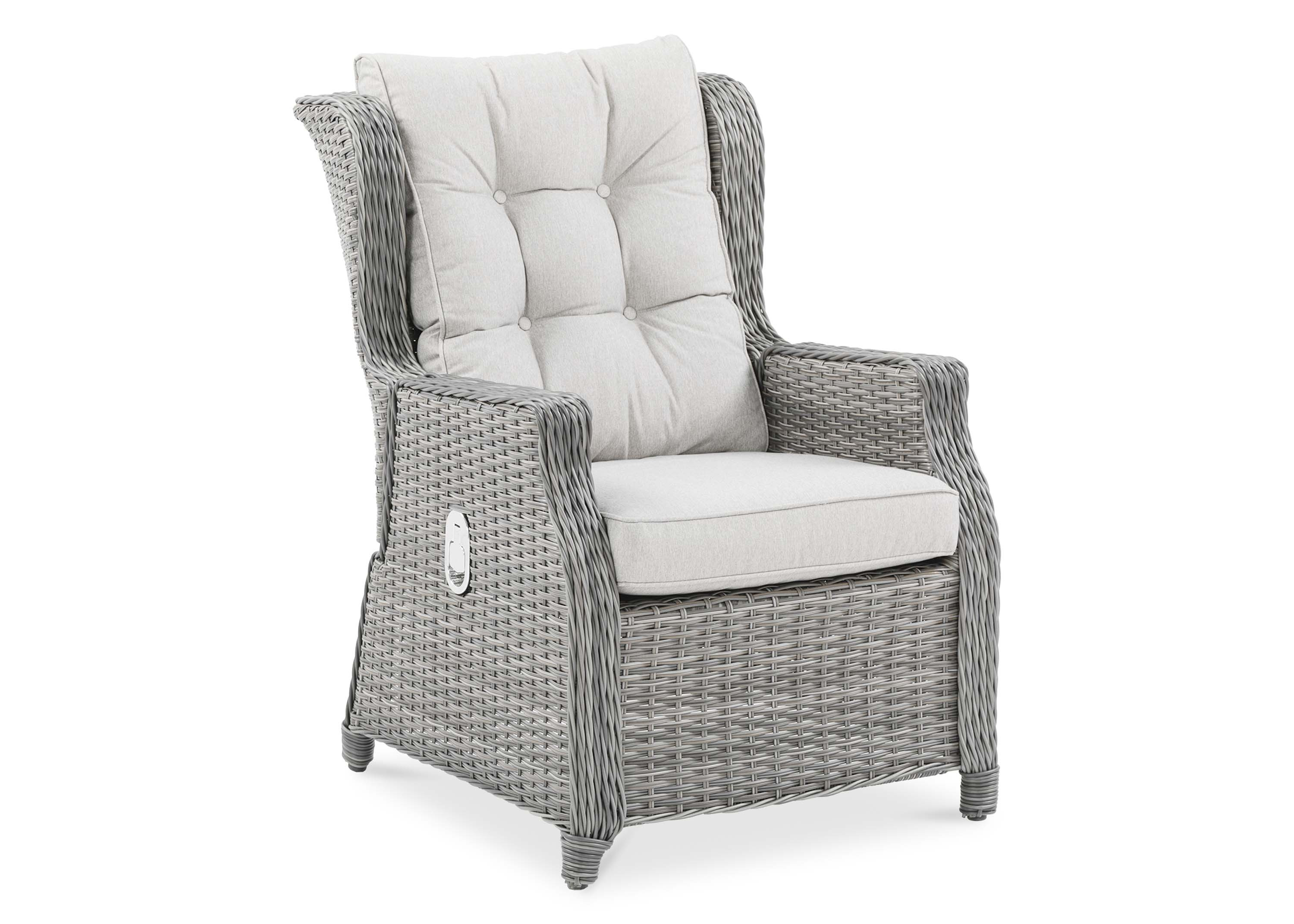 fotel ogrodowy technorattanowy beltimore dining dark grey