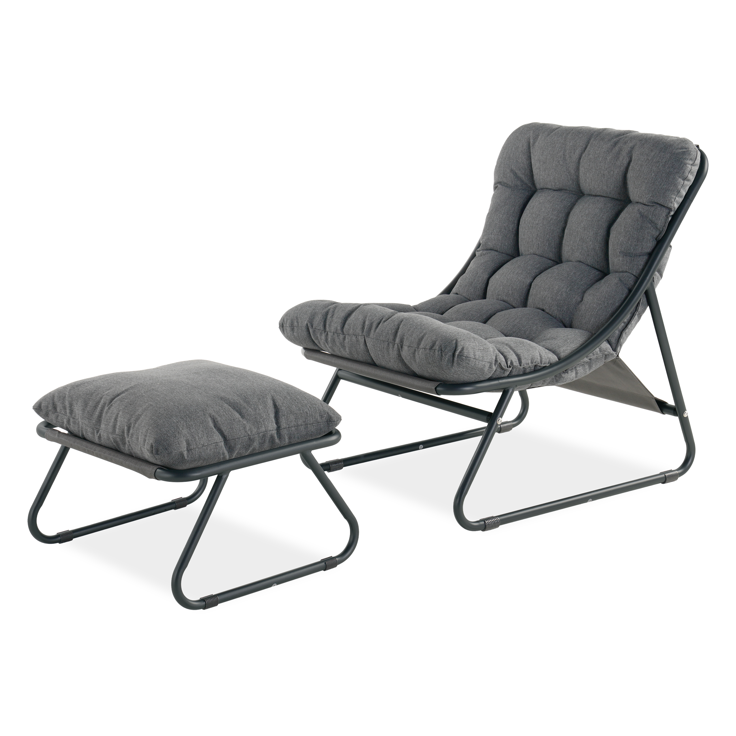 Zestaw tarasowy VISTA RELAX Dark Grey - Bjørkka