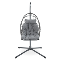 Fotel wiszący MILOS Grey - Bjørkka