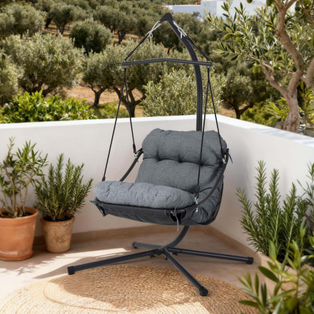 Fotel wiszący ORINOKO Grey - Bjørkka