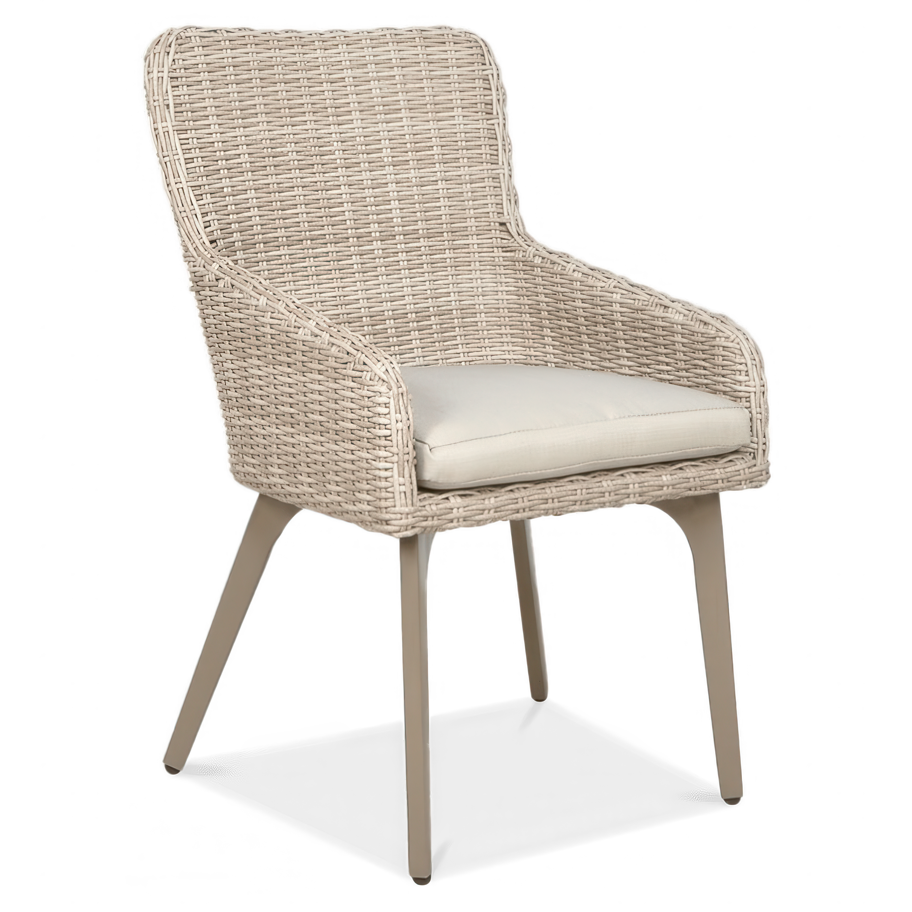 Fotel z technorattanu MILANO beżowe