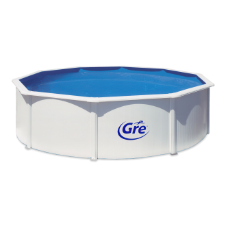 biały basen stelażowy