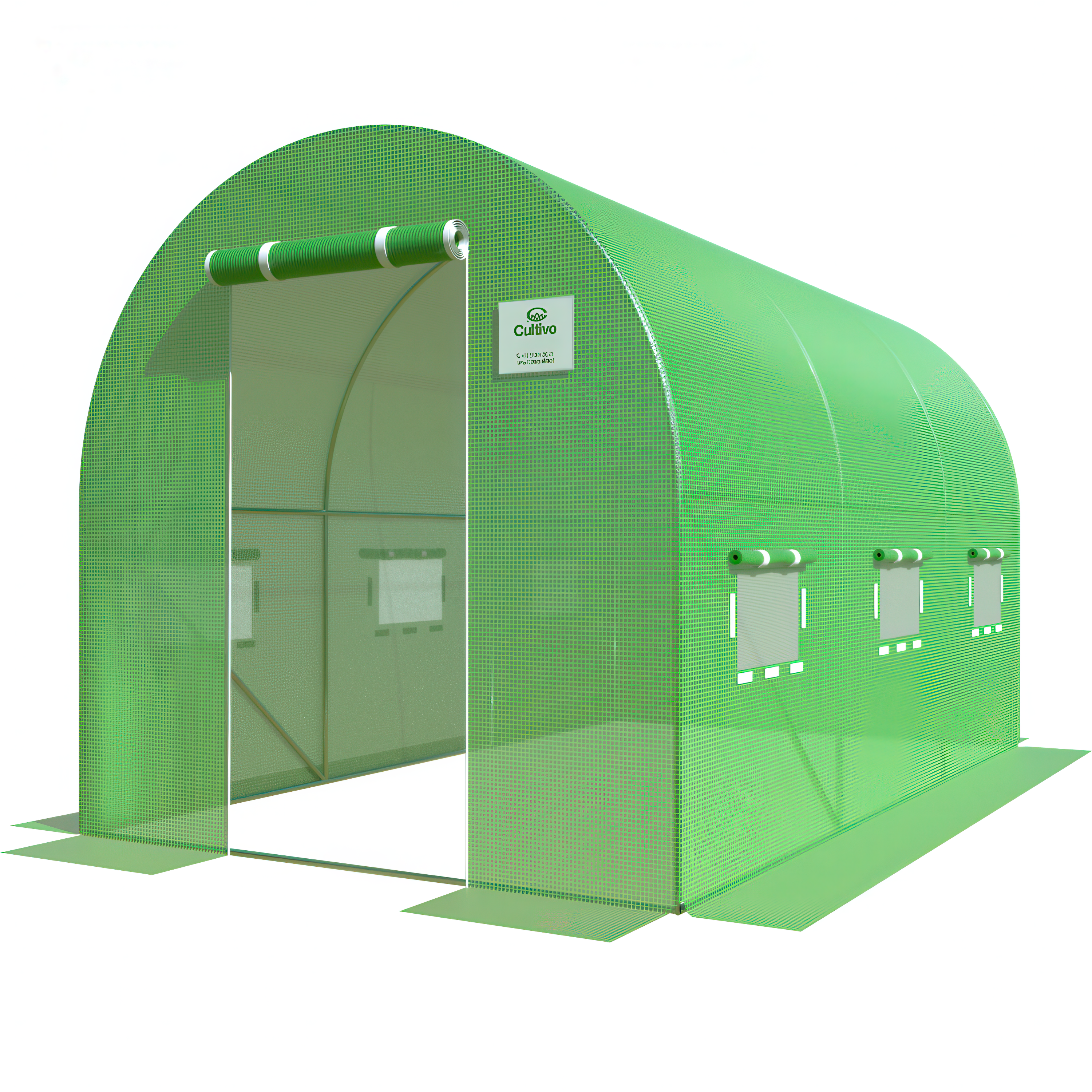 Front tunelu foliowego Cultivo  7m2 zielony