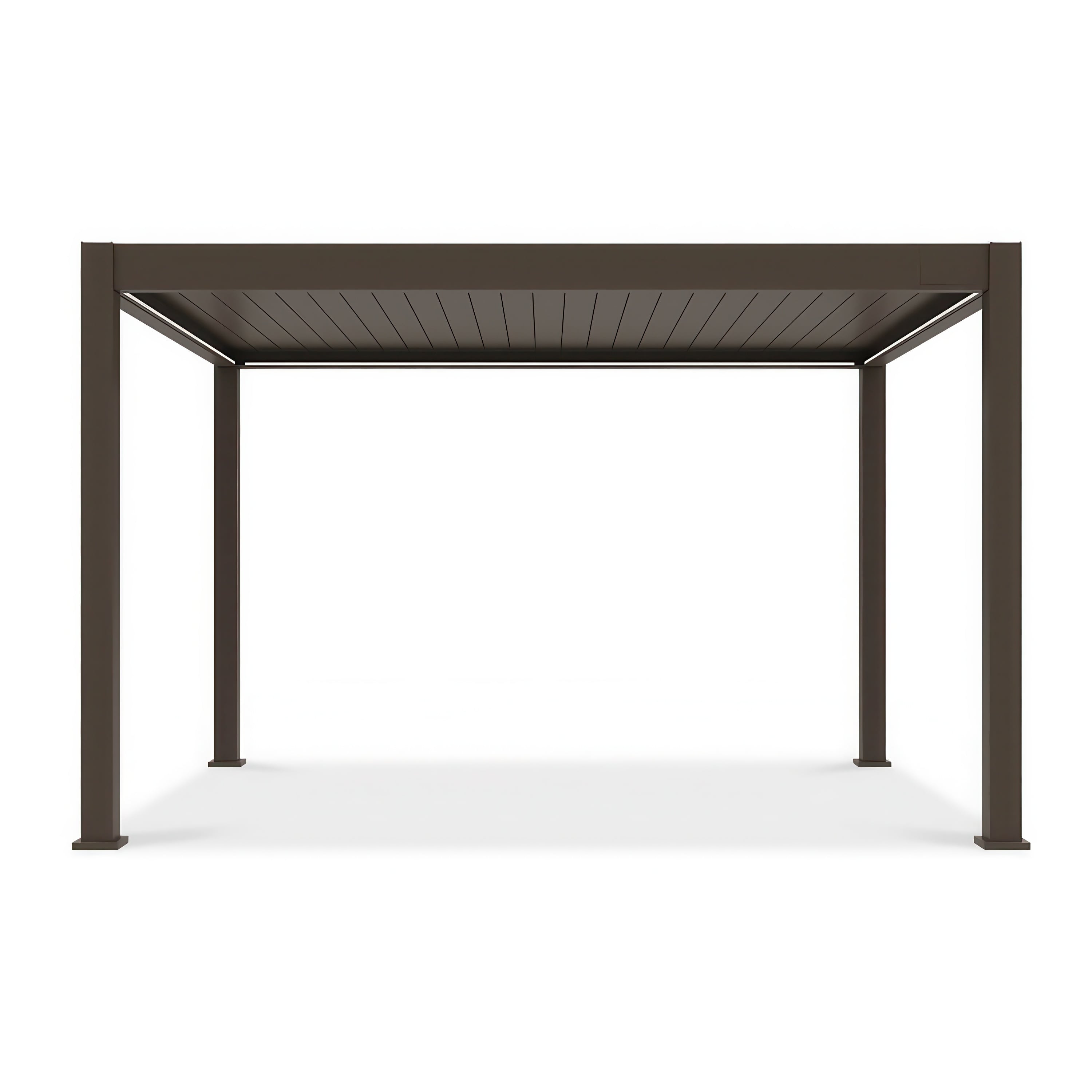 Pohled zepředu - pergola deluxe pro automatic 3x4m