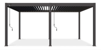 Front pergoli tarasowej DELUXE 3,6x5,3 Anthracite