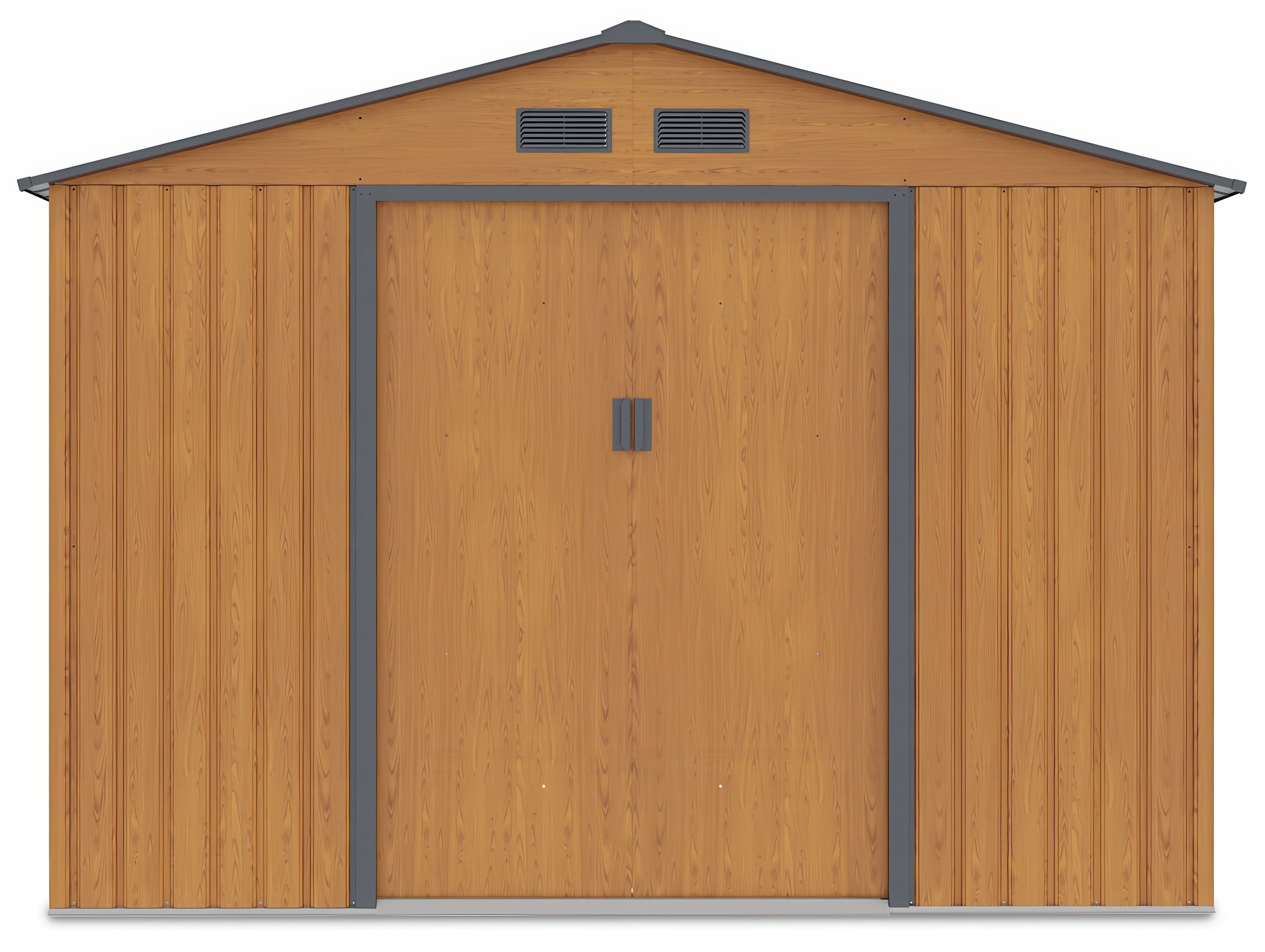 Widok na przód domku HUDSON 277x319cm Oak Grey
