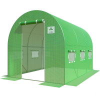 zielony, 3 sekcyjny tunel foliowy