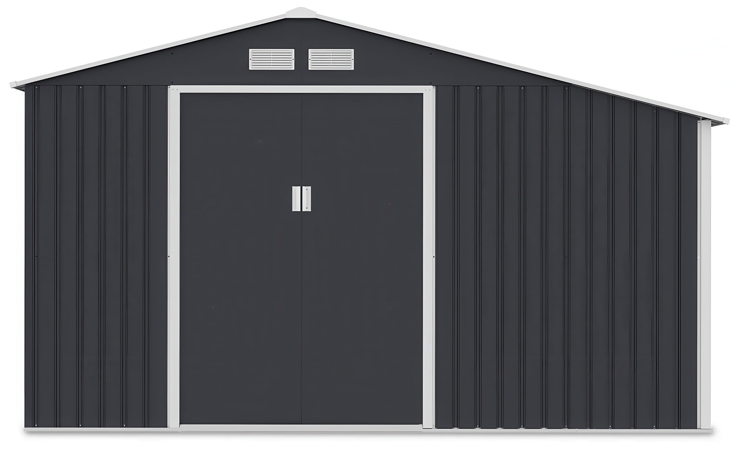 Prz&oacute;d domku narzędziowego Madison 342x255cm Cold Grey - Hardmaister