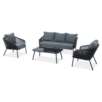 Meble wypoczynkowe ANDERS CAFFE Dark Grey - Focus Garden