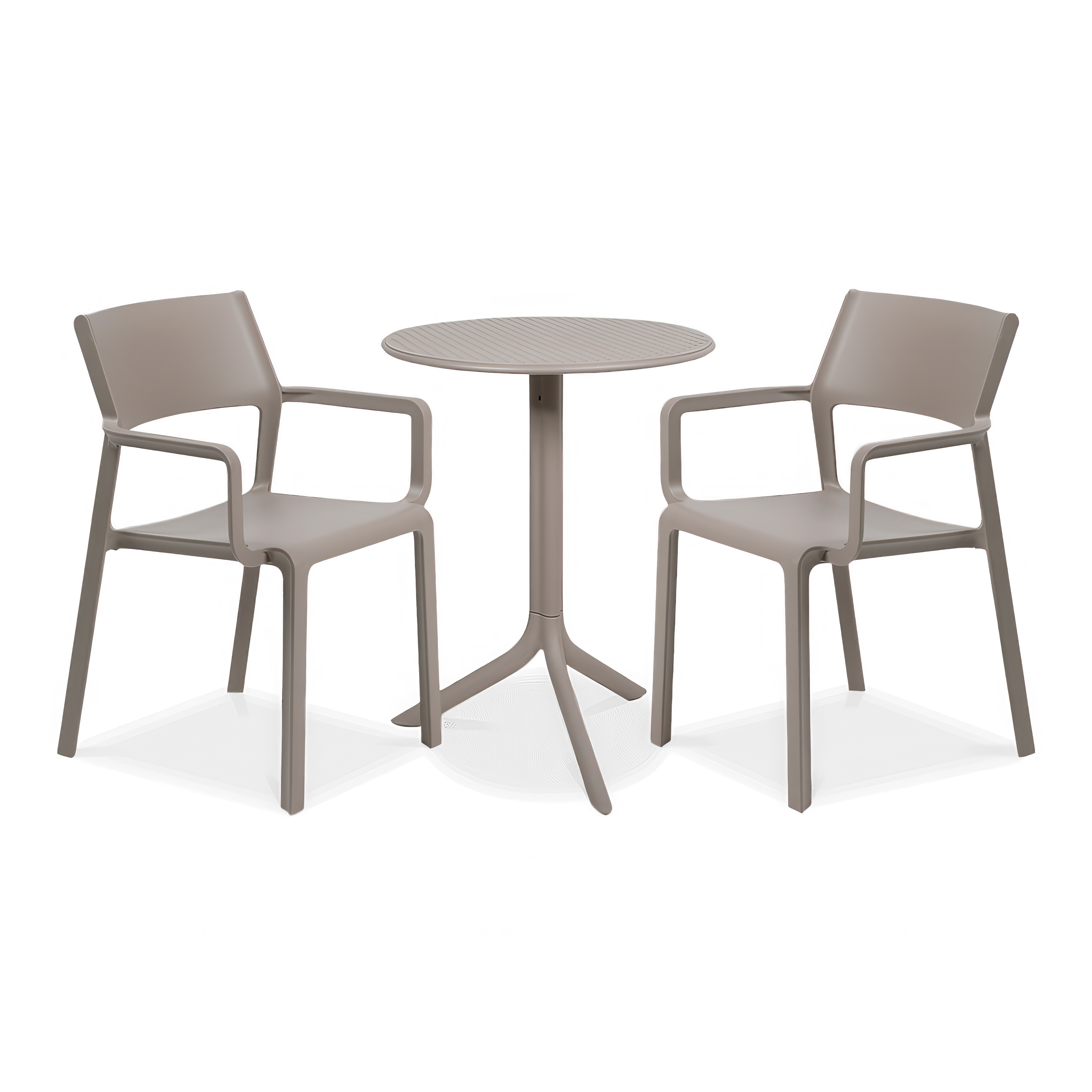 zestaw mebli balkonowych brązowych 