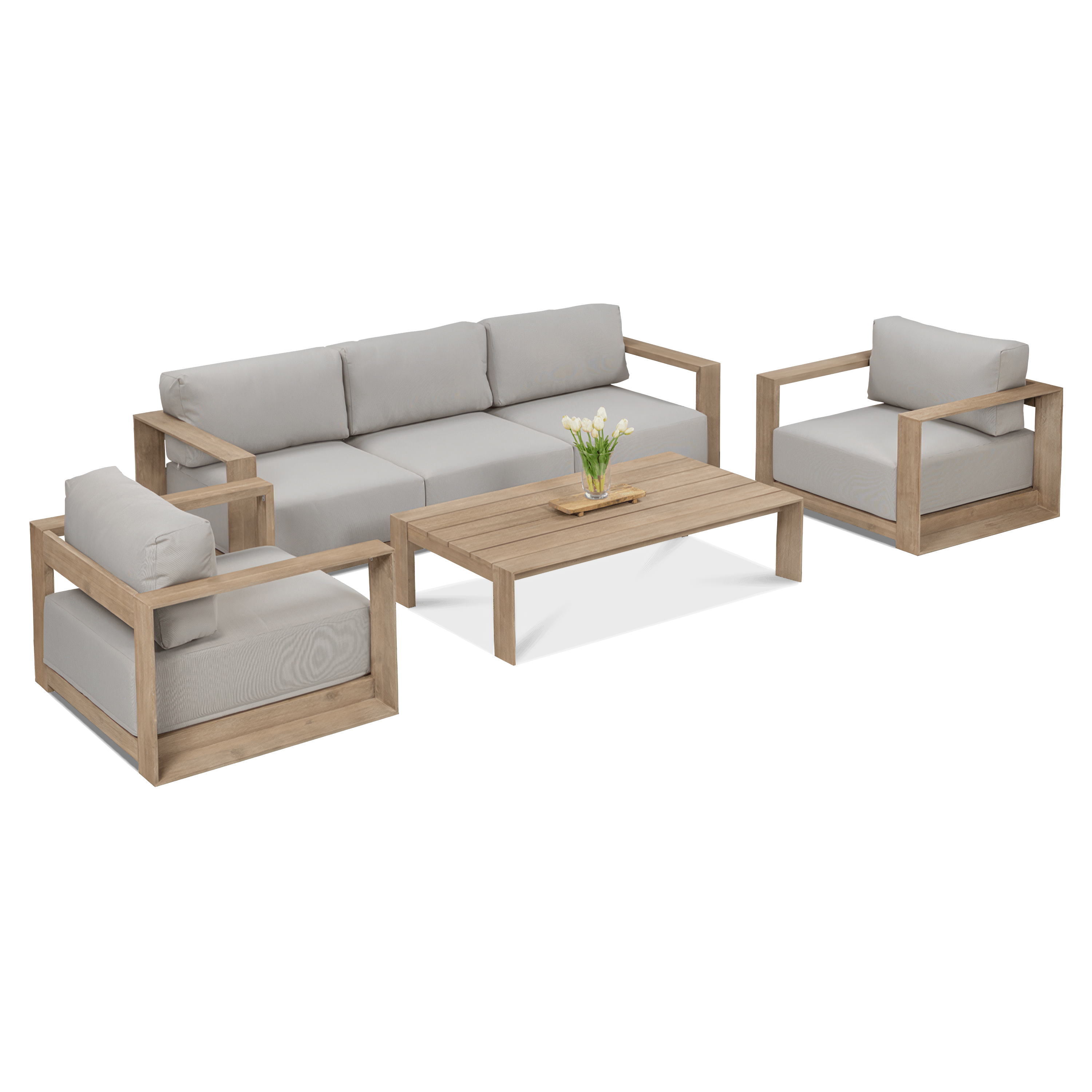 Sofa, fotele i stolik kawowy z zestawu Royal Caffe od firmy Furrore