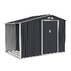 Domek na narzędzia i drewno MADISON 278x191cm Cold Grey - Hardmaister