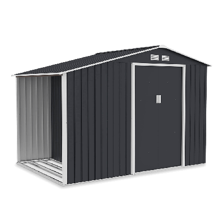 Domek na narzędzia i drewno MADISON 278x191cm Cold Grey - Hardmaister