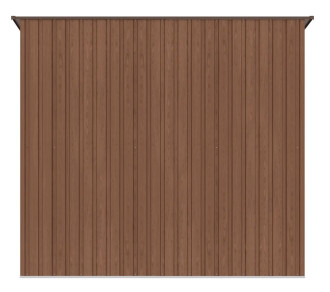 Domek narzędziowy od tyłu Kent 222x149 cm Walnut Hardmaister