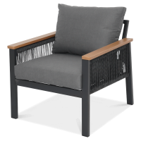 Fotel ogrodowy ASCONA Dark Grey - Focus Garden