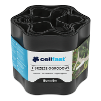Obrzeże ogrodowe 15cm x 9,0m Czarne Cellfast