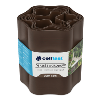 Obrzeże ogrodowe 20cm x 9,0m Brązowe Cellfast