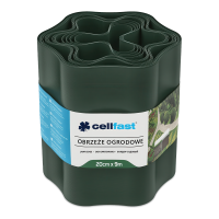 Obrzeże ogrodowe 20cm x 9,0m Ciemnozielone Cellfast
