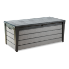 skrzynia zewnętrzna z tworzywa sztucznego, które przypomina drewno