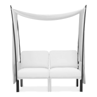 Baldachim ogrodowy osłona Ombra na NARDI Komodo 2 Antracite