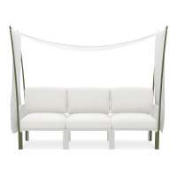 Osłona baldachim ogrodowy Ombra na NARDI Komodo 3 Agave