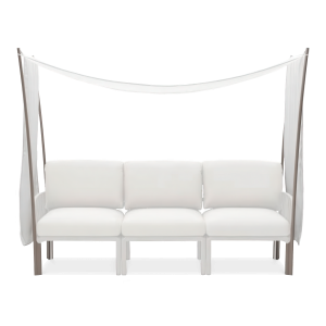 Osłona baldachim ogrodowy Ombra na NARDI Komodo 3 Tortora