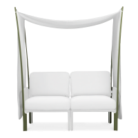 Baldachim ogrodowy osłona Ombra na NARDI Komodo Agave