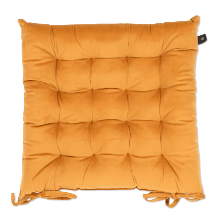 musztardowa poduszka od moodme pikowana