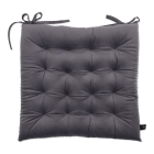 Srebrna poduszka na krzesło ogrodowe od moodme