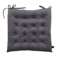 Srebrna poduszka na krzesło ogrodowe od moodme