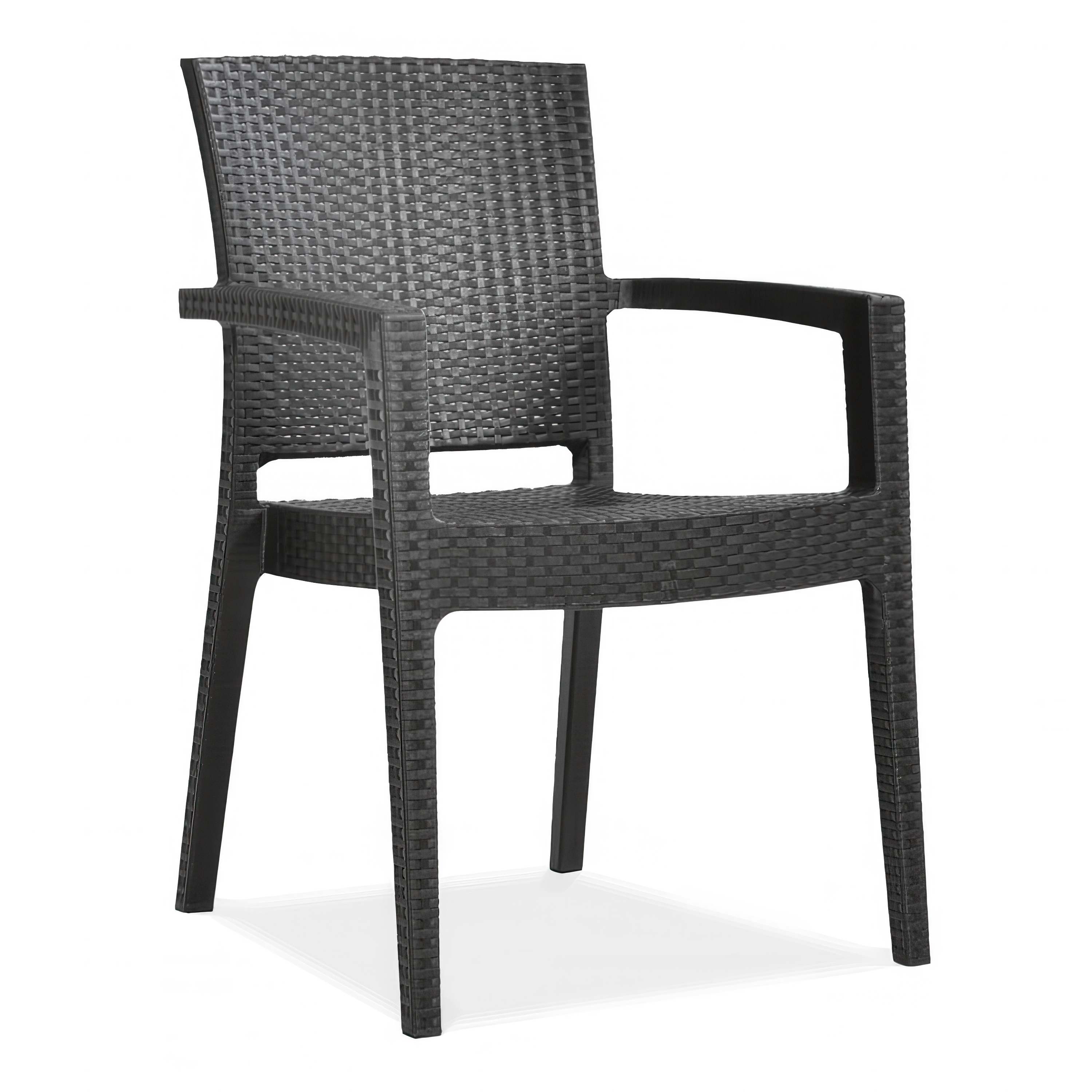 brązowe krzesło ogrodowe