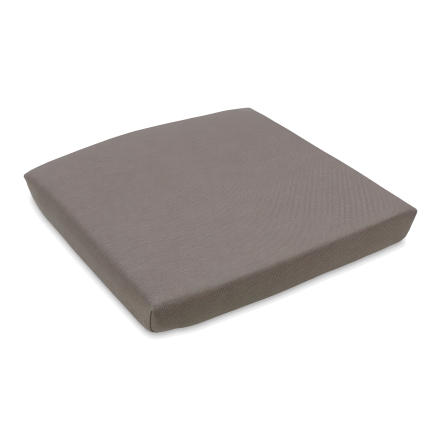 brązowa poduszka na krzesło ogrodowe