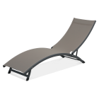 Leżak plażowy Star Taupe