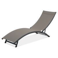 Leżak plażowy Star Taupe
