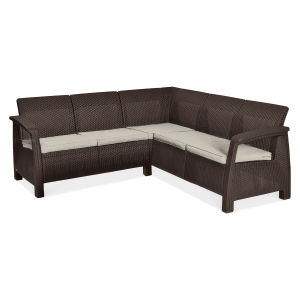 Narożnik ogrodowy CORFU RELAX Brown