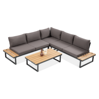 Narożnik wypoczynkowy EMERSON Dark Grey