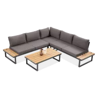 Narożnik wypoczynkowy EMERSON Dark Grey